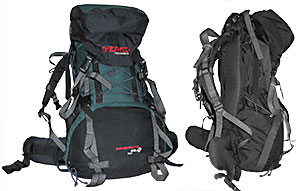 Everest-ryggs�ck p� 65 liter.